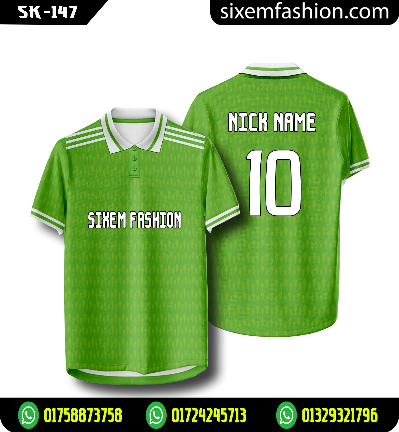 Custom Cricket Jersey 2026 Green Polo Jersey Price Bangladesh
