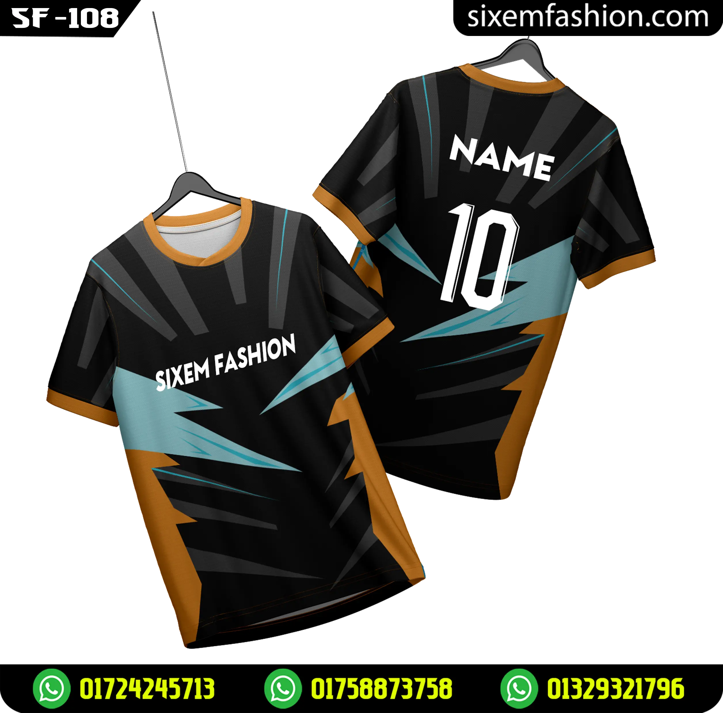 Modern Football Jersey Design Premium Soccer Kit Mockup