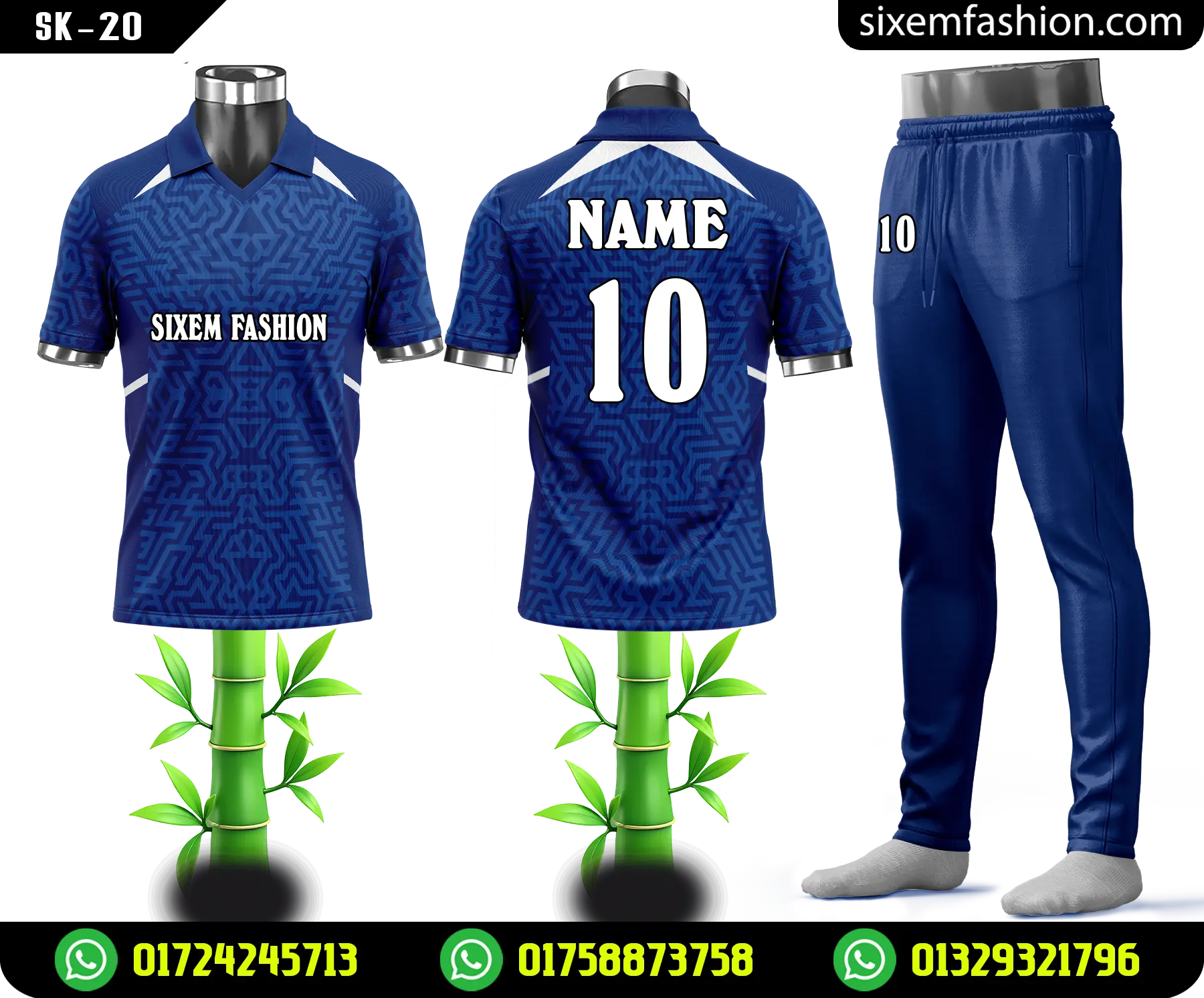 Custom Cricket Uniform Design for Clubs and Academy