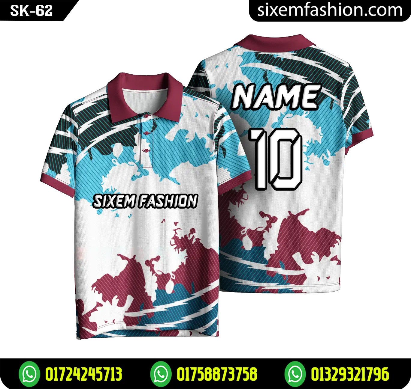 Football Club Jersey Customize and Sublimation Print