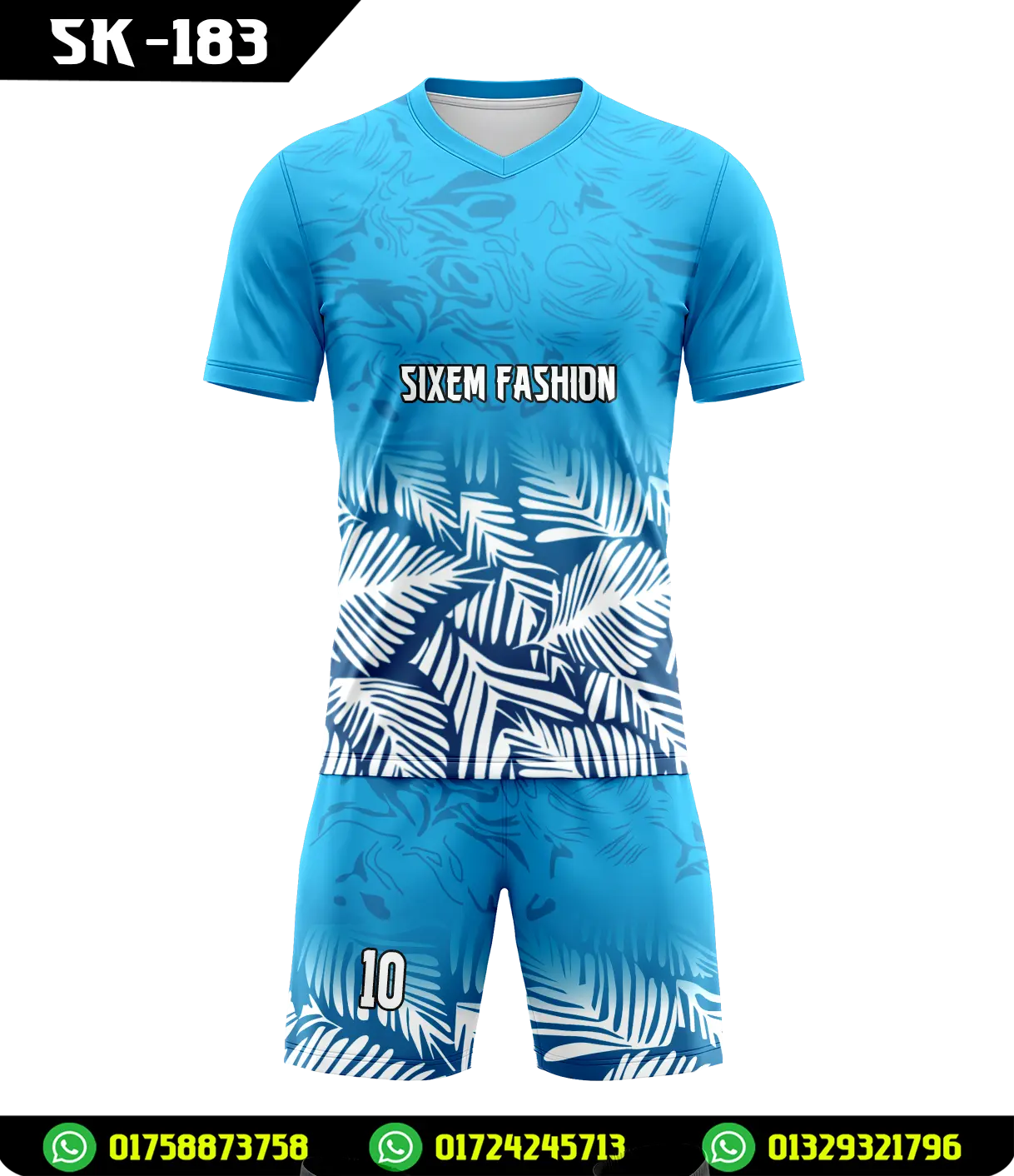 Soccer Football Jersey Design – Custom Name Number Sublimation Print