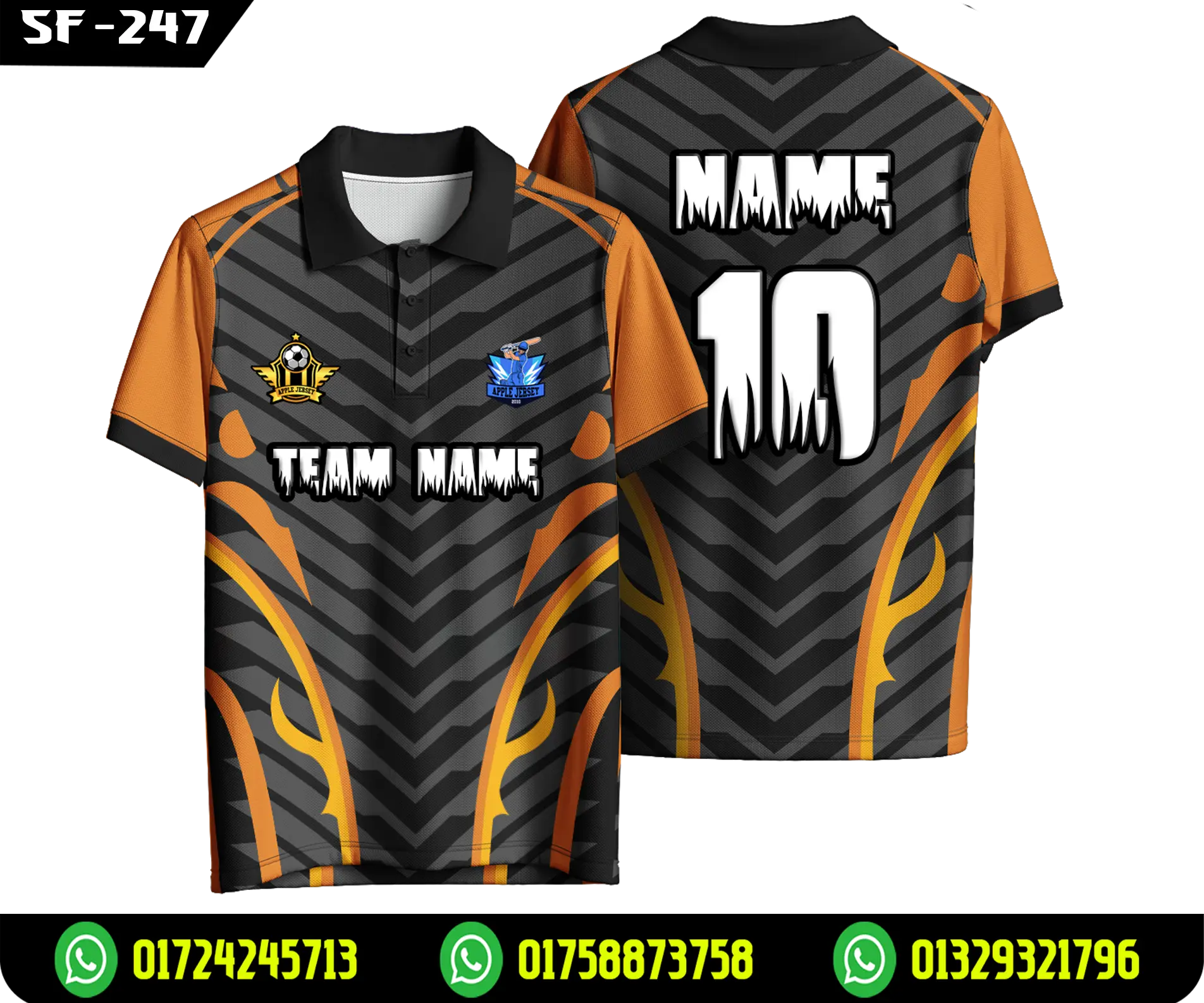 Custom Cricket Jersey Design – Premium Sublimation Team Uniform