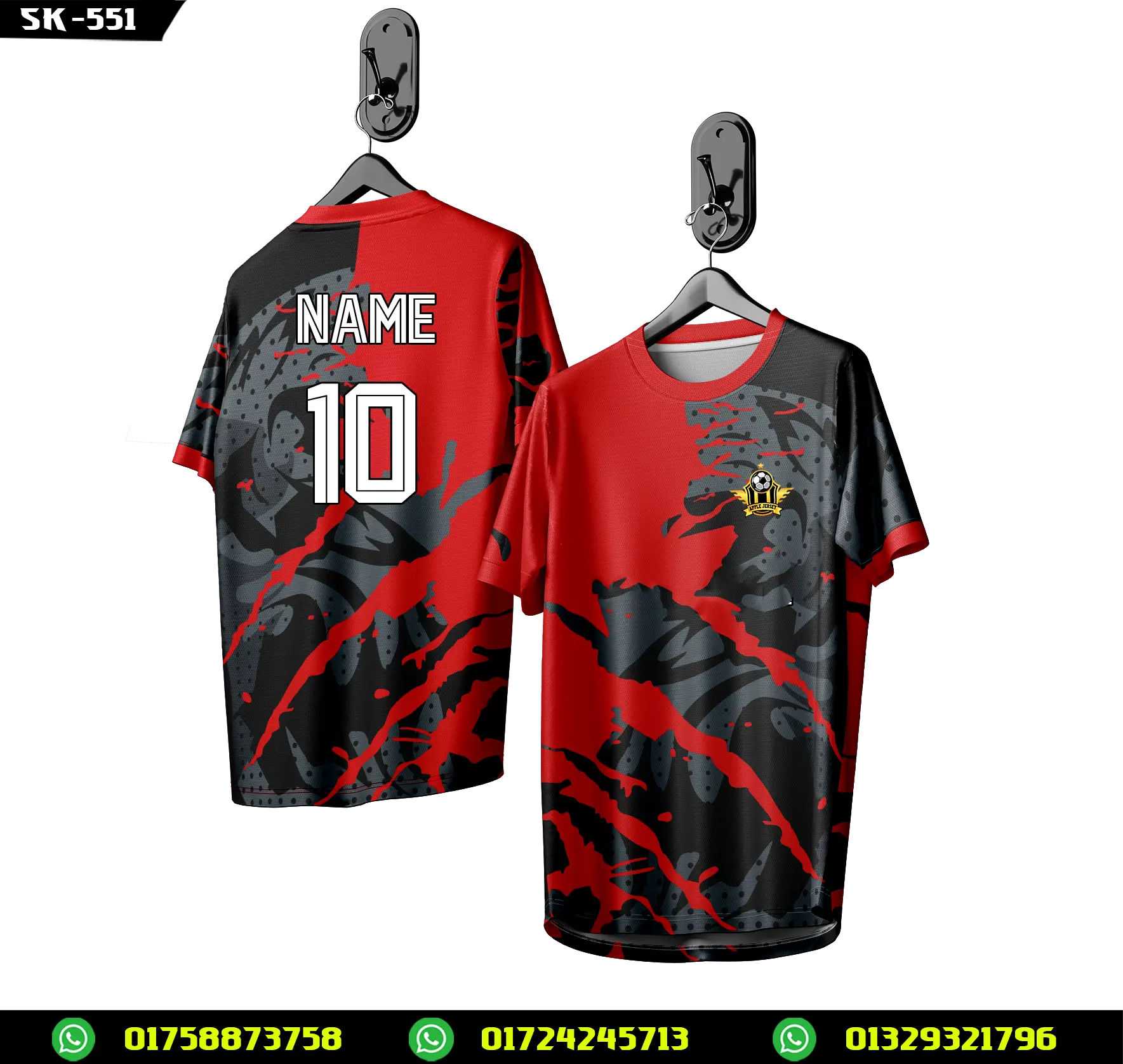 Best Football Jersey Design – Custom Sports Jersey Printing