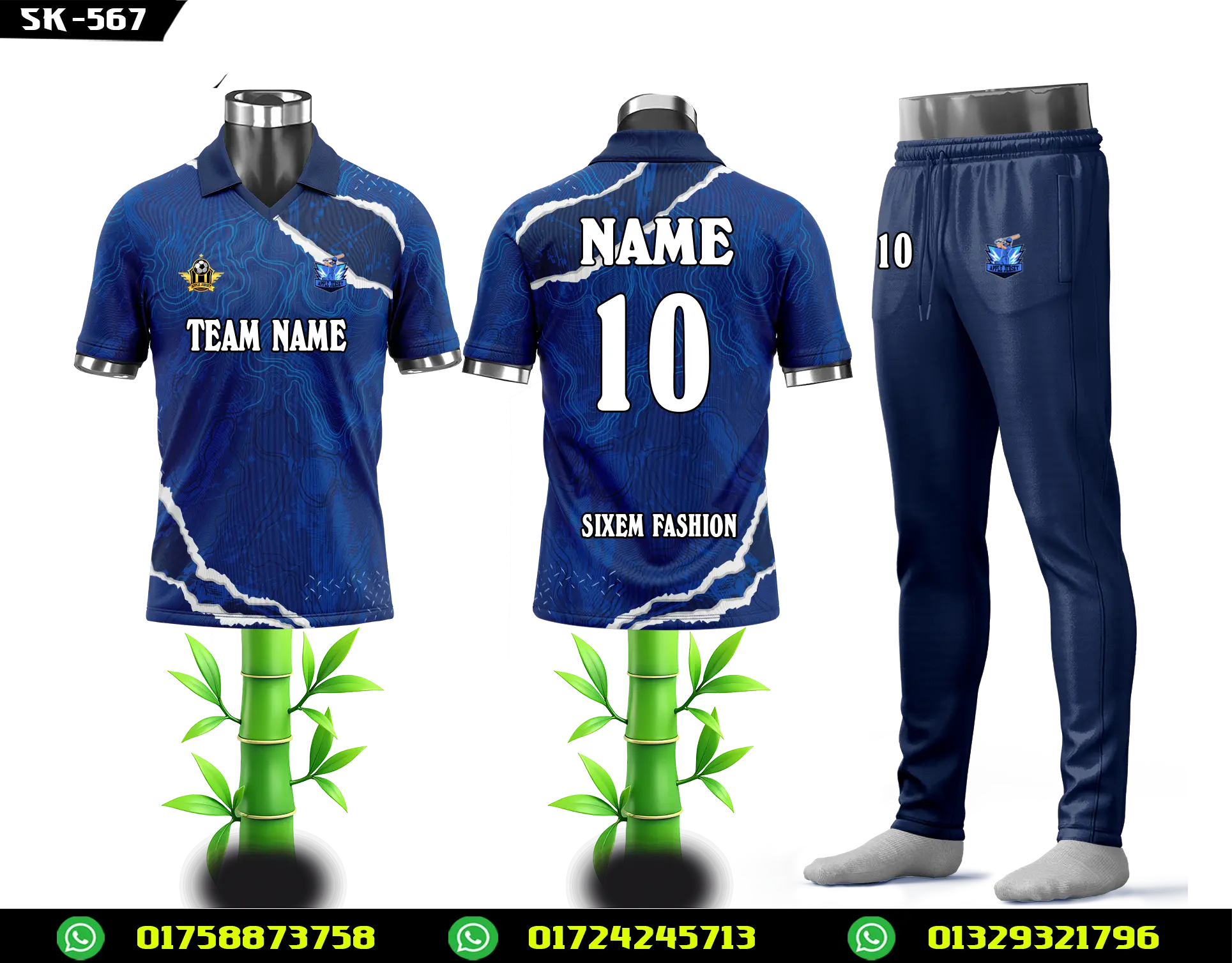 New Cricket Jersey Design – Custom Printed Team Wear