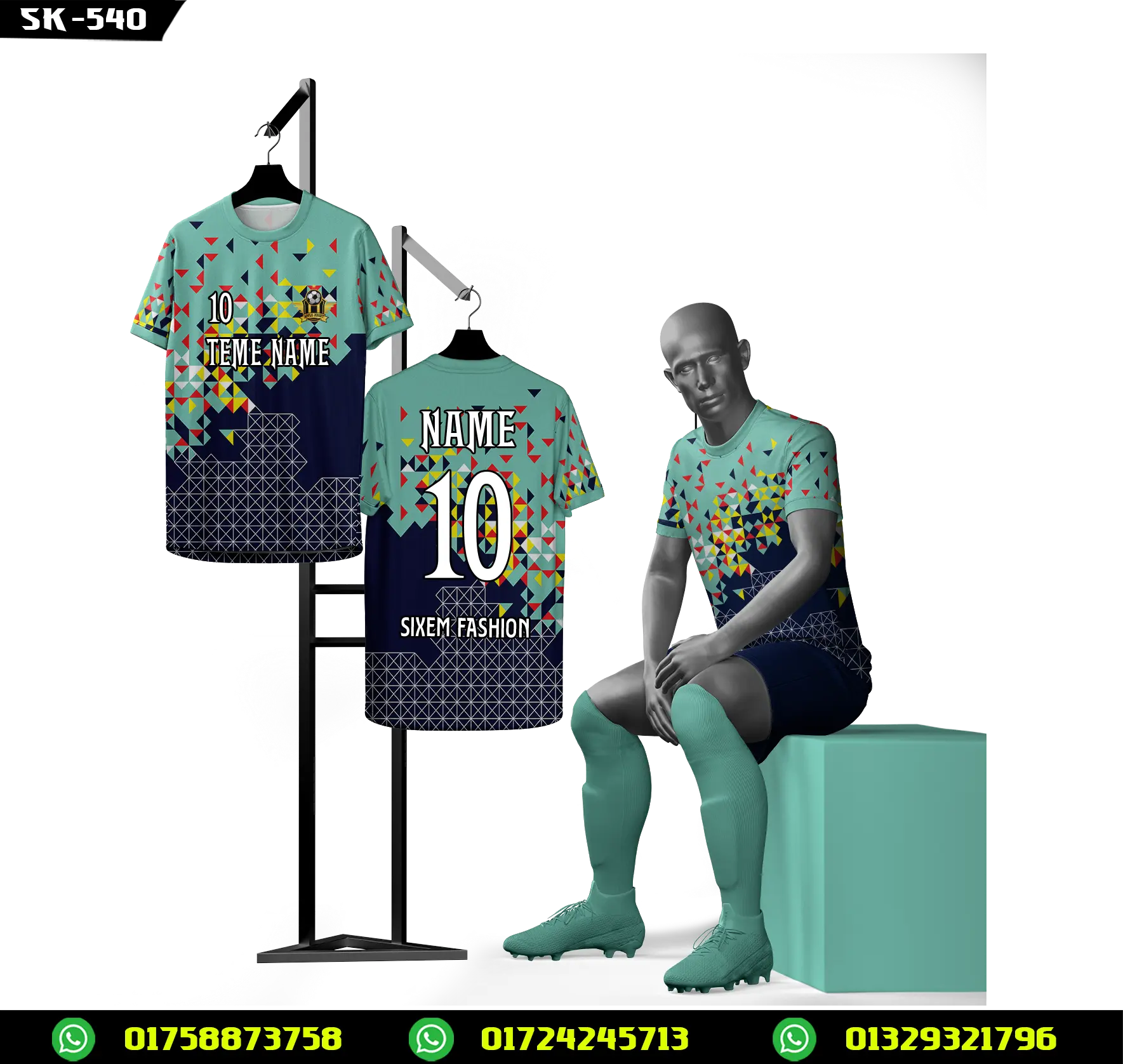 Custom Soccer Team Jersey – Premium Football Uniform