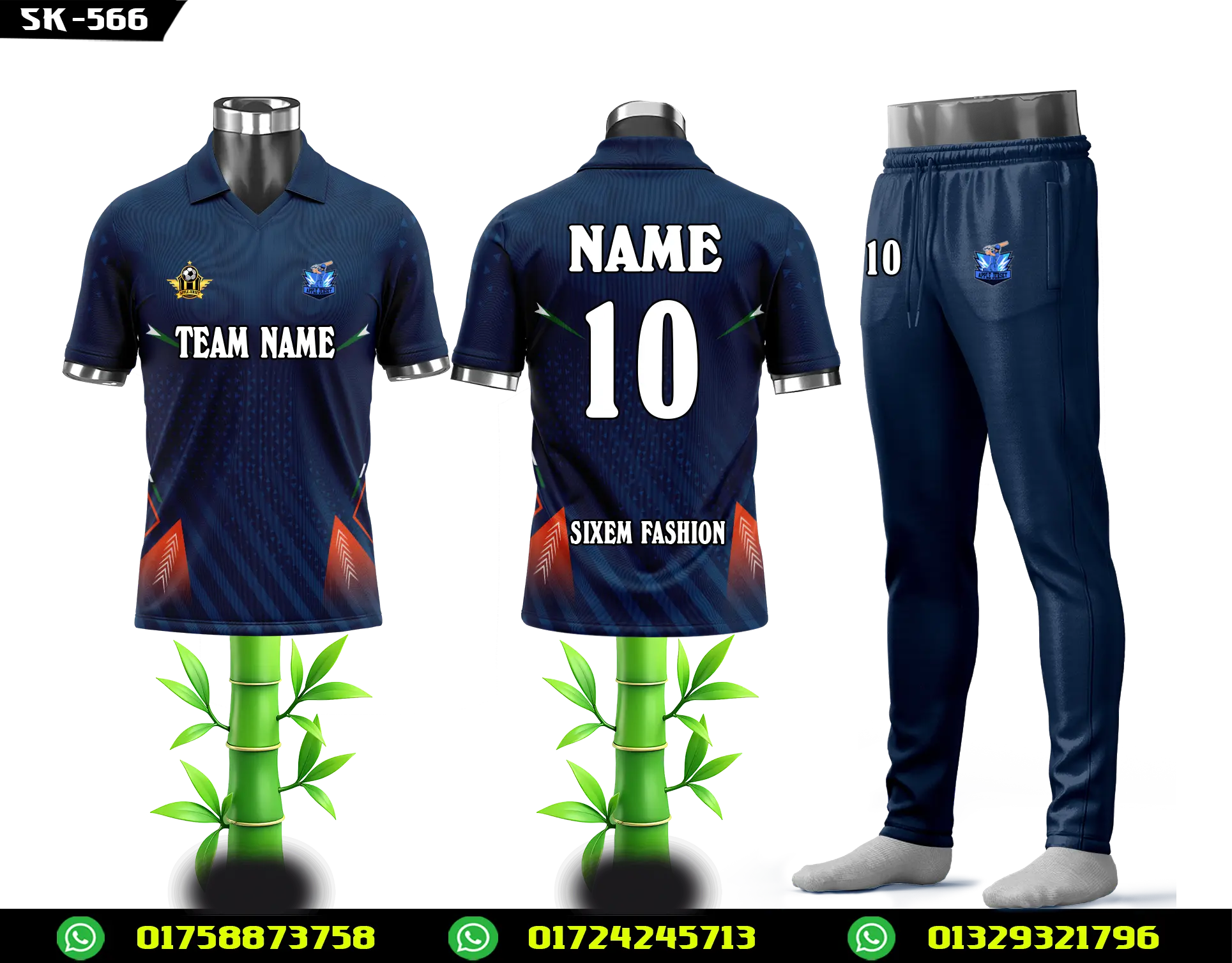 Custom Cricket Team Jersey – Premium Sports Apparel