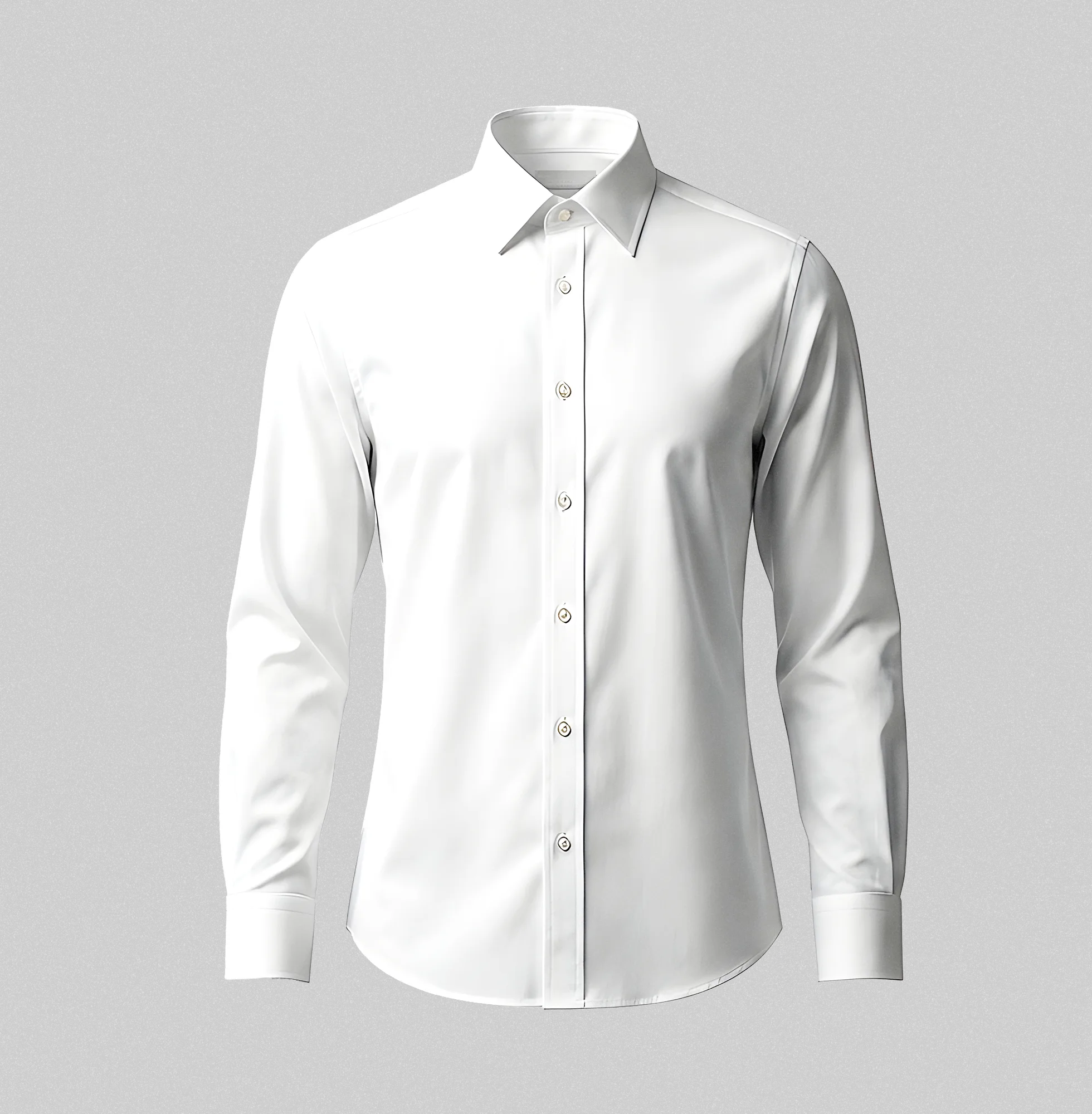 White Formal Shirt for Men - Plain Office Business ShirtSKT-22