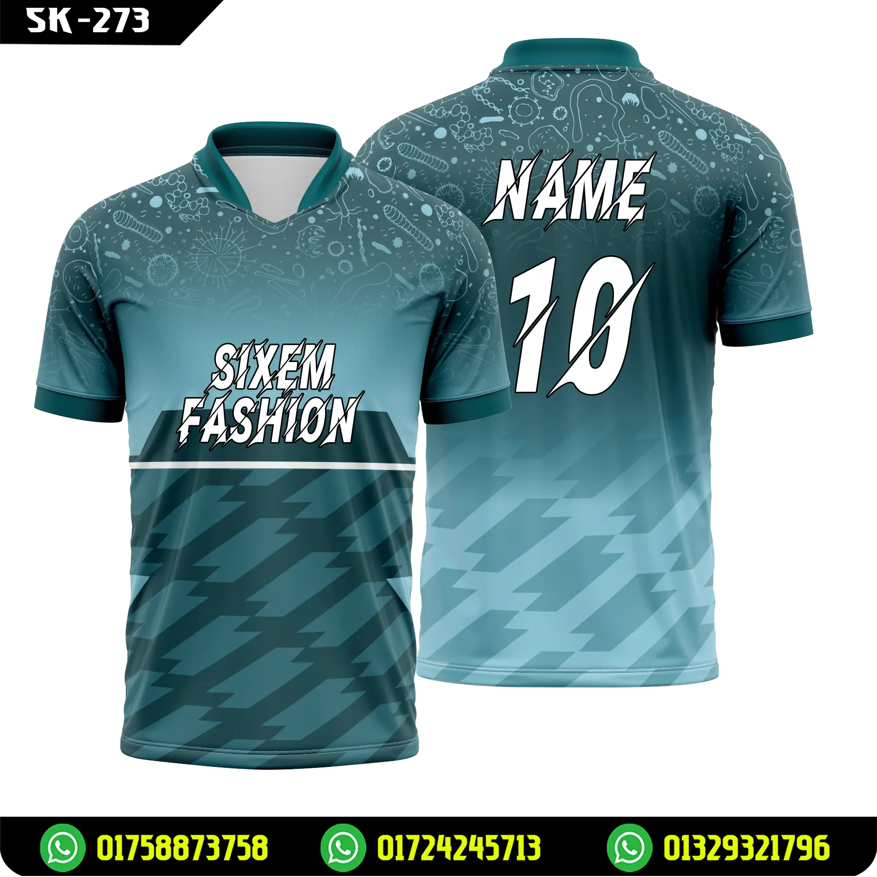Modern Sublimation Jersey Template – Personalized Team Kit