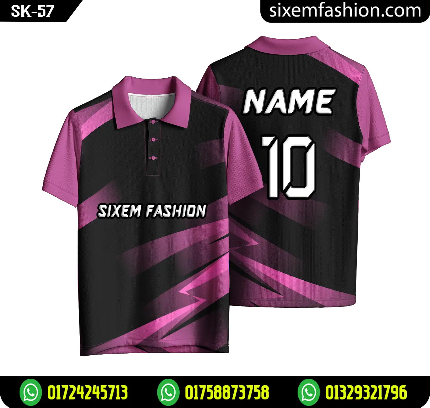 Football Jersey Design with Logo Name and Number Print