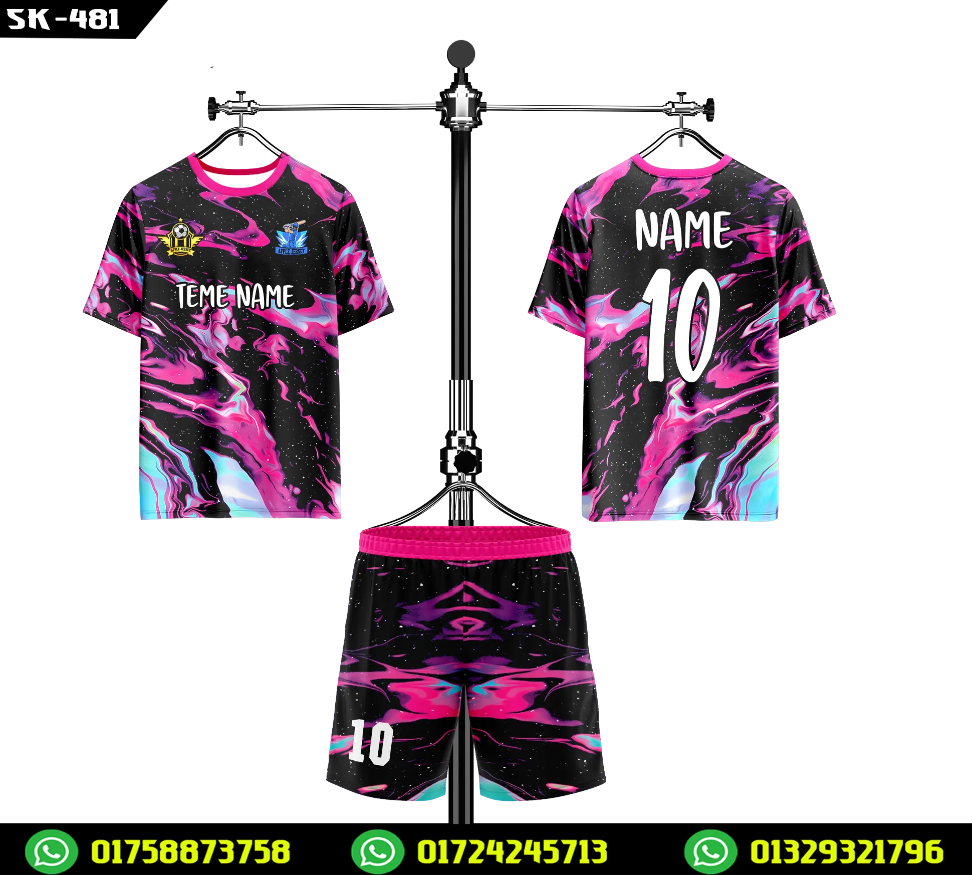 Sublimation Soccer Jersey Design – Custom Football Team Uniform-SK-481