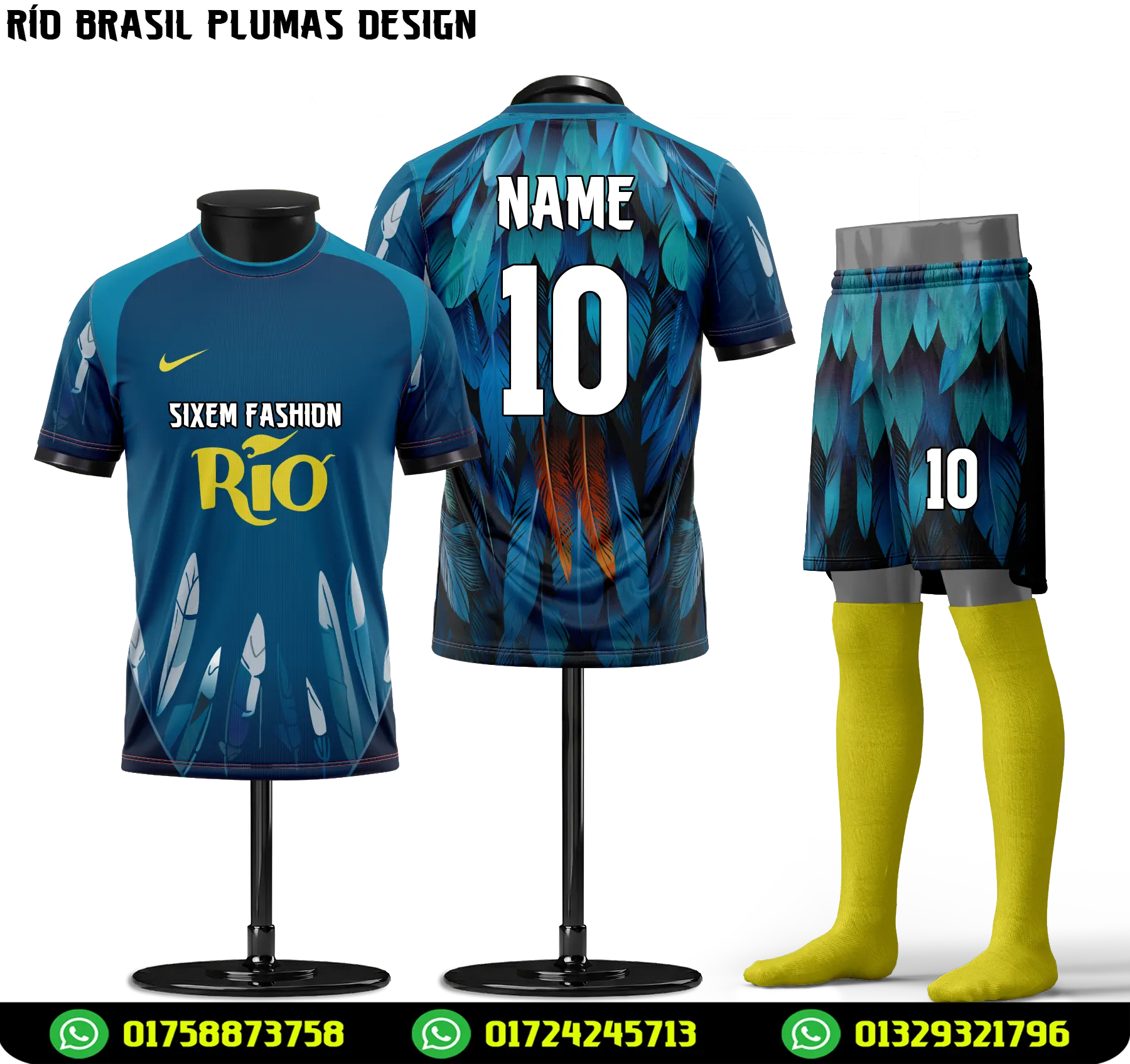 Río Brasil Plumas Design