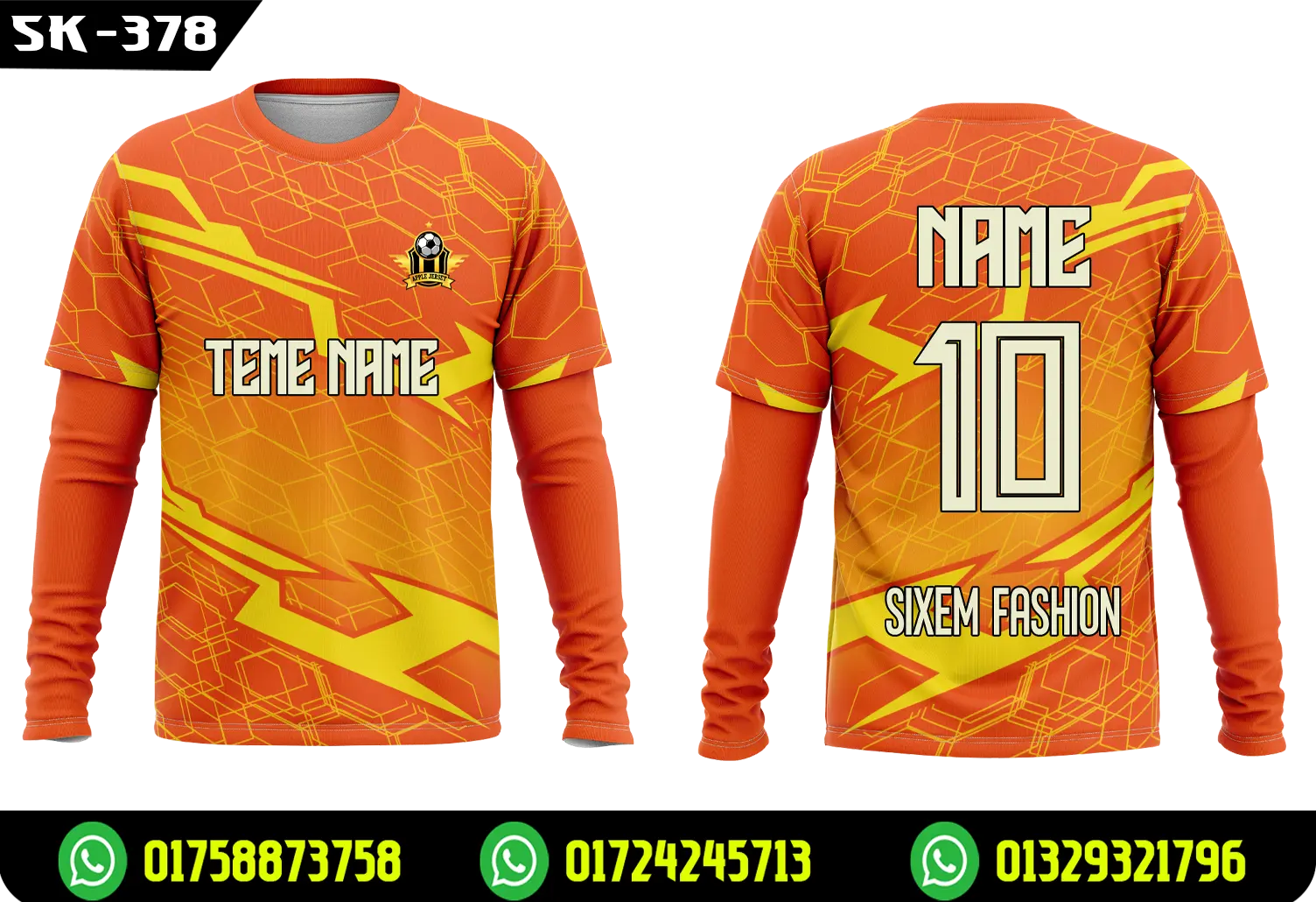 Personalized Soccer Jersey Design – Custom Sublimation Sports Shirt-SK-378