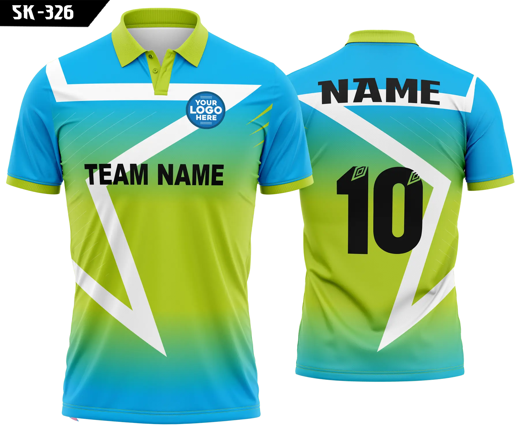 New Cricket Jersey Design – Custom Sublimation Team Wear-SK-326